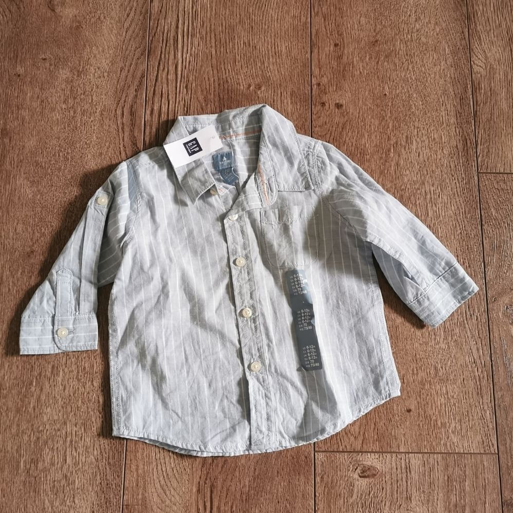 2/$20 BNWT Gap button down shirt 6-12 m